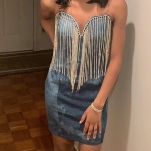 Hot & Delirious Soft Denim Dress